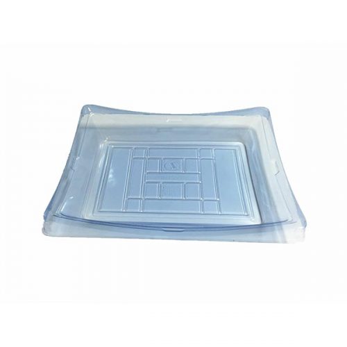 Clear Blue Sushi Tray